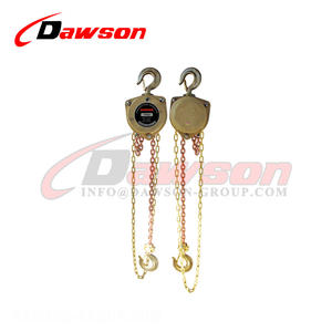 Dawson รอกโซ่ป้องกันการระเบิด0.5ตัน-30ตัน/ไม่มีบล็อกโซ่ประกายไฟสำหรับยกสินค้า - Product Image 5