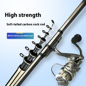 Tige en carbone ultra-légère Rocky Domaines d'eau complets Full Sea Throw Carp Hand Rod Soft Tail EVA Bottom Techniques <span class=keywords><strong>de</strong></span> pêche - Product Image 3