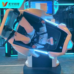 เครื่องเล่นเกม VR แบบหมุนได้ 360 องศา อุปกรณ์ความบันเทิง VR รูปแบบเครื่องบิน โรงภาพยนตร์ VR ขนาดใหญ่ อุปกรณ์ห้องประสบการณ์ VR ขนาดใหญ่ - Product Image 3