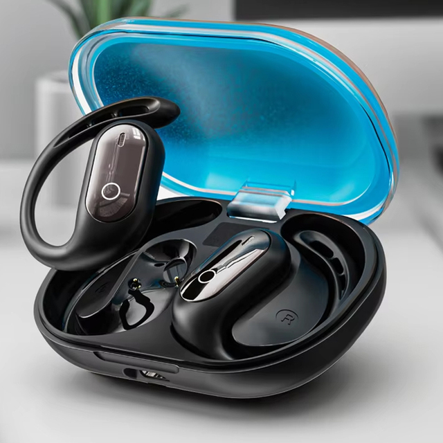 XG23PRO HiFi Stereo OWS Wireless Headphone 2025 New Luminous Fashion Open Hanging Touch Earbuds Earphone with Led Charger Box