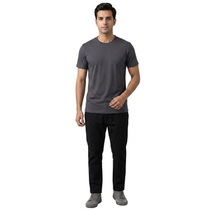T-shirts à manches courtes pour hommes, design brodé personnalisé avec logo OEM, t-shirt ample, t-shirt de base, été - Product Image 1