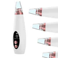 Appareil d'Aspiration Électrique à 6 Têtes pour Nettoyage des Pores, Extracteur de Comédons et d'Acné Facial, Kit Aspirateur Points Noirs à Domicile