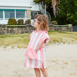 <span class=keywords><strong>Surf</strong></span> Kids rayé microfibre à séchage rapide <span class=keywords><strong>Poncho</strong></span> à capuche serviette de plage serviettes à capuche de qualité supérieure pour filles garçons - Product Image 3