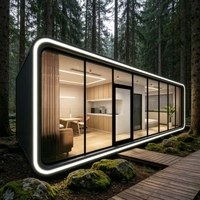 Cabine de travail privée modulaire isolée à prix abordable, abri de jardin préfabriqué, bureau extérieur, pod, cabine Apple