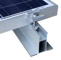 Clip de fixation de panneau solaire 30 mm 35 mm, type U, pince intermédiaire, support de fixation en aluminium pour module PV, pour système de toiture et de sol