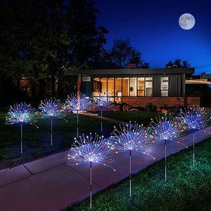 Lámpara Solar de Jardín LED con Estaca, Luz Cálida para Exteriores, Césped y Patio - Product Image 2