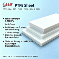 Plaque en PTFE vierge sur mesure OEM, approuvée FDA, haute température, antiadhésive, anticorrosion, pour composants de revêtement de machines alimentaires