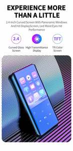 Ruizu D25 Tốt Nhất Giá Bán Kỹ Thuật Số Tải Về Sinh Nhật Bài Hát Ghi Âm <span class=keywords><strong>MP4</strong></span> Với Màu Xanh Răng Wifi MP3 Âm Nhạc Máy Nghe Nhạc - Product Image 4