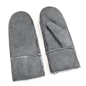 Mitaines d'hiver épaisses en suède artificiel, personnalisables, unisexes, promotionnelles, chaudes et abordables pour l'extérieur – Vente en gros - Product Image 3