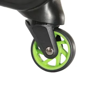 Jx9048 casters de carrinho de plástico, grosso, pp, acessórios, bolsa de viagem, mala, de lado macio, roda de canto