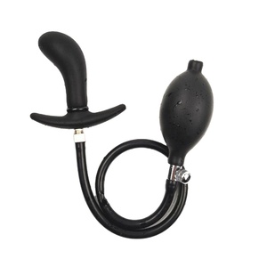 Tapón anal inflable de expansión de silicona de buena calidad, juguete sexual a tope impermeable de grado médico seguro para el cuerpo para hombres, mujeres y principiantes - Product Image 3