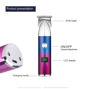 Recortadora de Pelo Inalámbrica Kemei KM-251, Cortadora de <span class=keywords><strong>Barba</strong></span> Profesional, Recargable, Máquina Eléctrica <span class=keywords><strong>para</strong></span> Cara <span class=keywords><strong>y</strong></span> <span class=keywords><strong>Bigote</strong></span>, Cabezales <span class=keywords><strong>para</strong></span> Corte de Pelo - Product Image 4