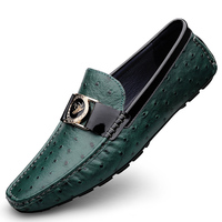 Mocassins de conduite en cuir véritable à enfiler, semelle souple, chaussures décontractées avec soutien en cuir intérieur et extérieur, OEM/ODM