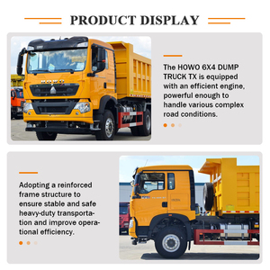 รถบรรทุกใหม่ Sinotruk Howo Tx 6X4 380 400 รถดัมพ์ รถบรรทุกสำหรับงานหนัก รถบรรทุกตู้ทึบขนาดใหญ่ - Product Image 6