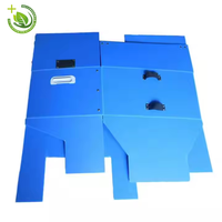 Caja de Plástico Corrugado Transparente de PP, Caja de Embalaje de Plástico, Ligera, Impermeable, Precio de Fábrica, Impresión Personalizada