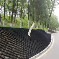 Système de confinement cellulaire durable en géocell HDPE pour la construction de bases routières et le renforcement du sol