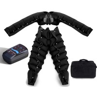 Système de récupération des jambes à 8 chambres VU, pompe de compression pneumatique rechargeable pour la circulation des jambes et le lymphœdème