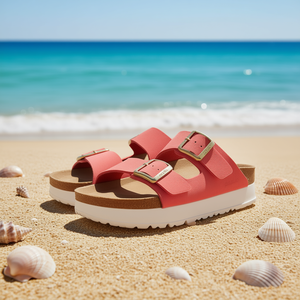 Sandalias Birkenstock Arizona Pap Flex con Plataforma, Ajuste Estrecho, Unisex, Plantilla de Corcho, Suela de EVA, Estilo Veraniego - Product Image 2