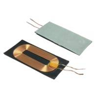 Oval Flat Wireless Charging Coil with Ferrite Shielding Sheet for Vehicle and Consumer Electronics Wireless Chargers