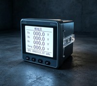 EASTSONG ES600E-S Meteran Daya Tiga Fasa Kelas 0.2S kWh Harmonik 2-31 4DI 2DO Output Pulsa RS485 Modbus RTU LCD IP65