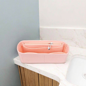 New PURSE <span class=keywords><strong>Organizer</strong></span> chèn cảm thấy Túi tổ chức với Dây Kéo Túi Xách Tote túi cho du lịch - Product Image 4