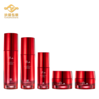 Vente en gros de pots à crème uniques de 50 g, flacons de sérum en verre de luxe vides de 40 ml et 100 ml pour le soin du visage et les soins personnels