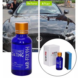2 ชิ้น 9H MR.FIX น้ำยาเคลือบแก้วนาโนสำหรับรถยนต์ เซรามิกป้องกันรอยขีดข่วน ความแข็ง H9 ผลิตภัณฑ์ดูแลรถยนต์ระดับพรีเมียม - Product Image 2