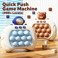 Jeu de tape-taupe portable avec musique et LED, jeu de mémoire multijoueur rapide, jouet anti-stress pour enfants, cadeau d'anniversaire, cadeau de fête