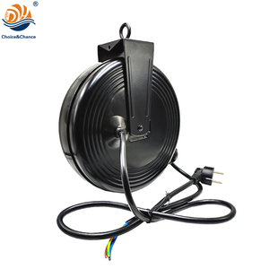 Kim loại nhà ở mùa xuân nạp tự động có thể thu vào ổ cắm điện mở rộng dây cáp Reel 10m - Product Image 3