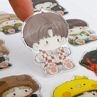 Autocollants Anime Personnalisés en Résine Époxy 3D en Dôme, Découpés sur Mesure, Effet Cristal, Dessin Animé, Pleine Couleur, sur Feuilles