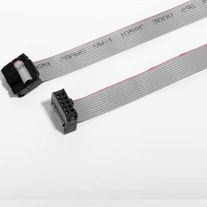 Cable plano Lianshu con paso de 2,54 mm, 2 filas, 10 pines, conector IDC hembra a hembra, 1 m, para transferencia de datos de monitor. - Product Image 5