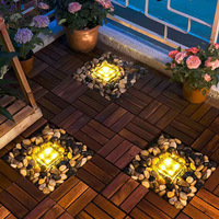 Lampu Batu Bata Kaca Surya LED 7cm 10cm, Lampu Es Batu Bawah Tanah, Lampu Taman, Lampu Jalan, Lampu Lantai, Lampu Tangga, Lampu Rumput, Lampu Dek, Lampu Surya Terpendam