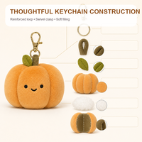 XDT AI Peluche Citrouille Suspendue Ultra Douce en Polyester et Coton PP, Décoration Rembourrée Effet Nuage pour Fêtes, Maison/Bureau