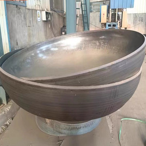 Tête elliptique en acier au carbone pour réservoir d'huile, capuchon en acier inoxydable soudé, fond plat, tête hémisphérique pressée - Product Image 1