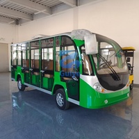 Mini-bus électrique touristique de 14 places pour le transport de passagers en ville, adapté aux connexions entre sites touristiques et zones communautaires