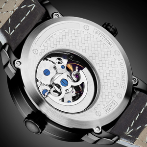Reloj de Negocios para Hombre, Personalizado al por Mayor de Fábrica, Caja de Acero Inoxidable, Movimiento Mecánico+Quartz <span class=keywords><strong>GMT</strong></span>, Resistente al Agua - Product Image 6