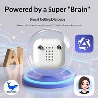 Robot de compagnie intelligent IA Deepseek en peluche courte, hauteur 31cm-50cm, jouet d'éveil pour la conversation et l'éducation précoce, compagnon vocal pour