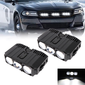 Projecteur de phare LED laser Tri Len E06L 85w, couleur blanche et jaune, éclairage auxiliaire supplémentaire, système d'éclairage 3Mini LED - Product Image 2