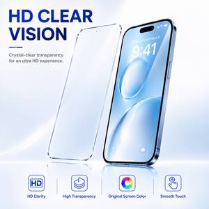 Protector de Pantalla de Vidrio Templado Transparente HD de 600CC Big Arc para Teléfono Móvil iPhone - Product Image 3
