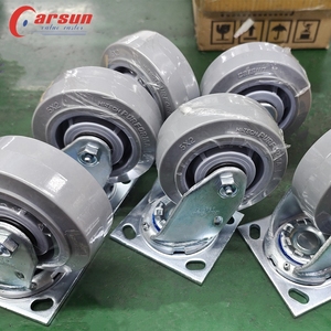 Rodízio Roda Fornecedor 200mm Industrial Rodízios De Borracha Termoplástica - Product Image 5
