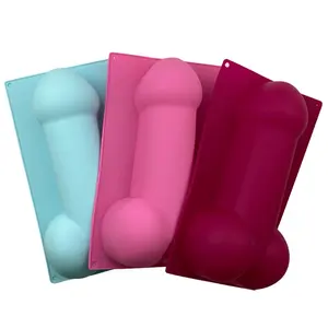 Bachelorette Party Supplies Penis Shaped Silicone Cake Soap