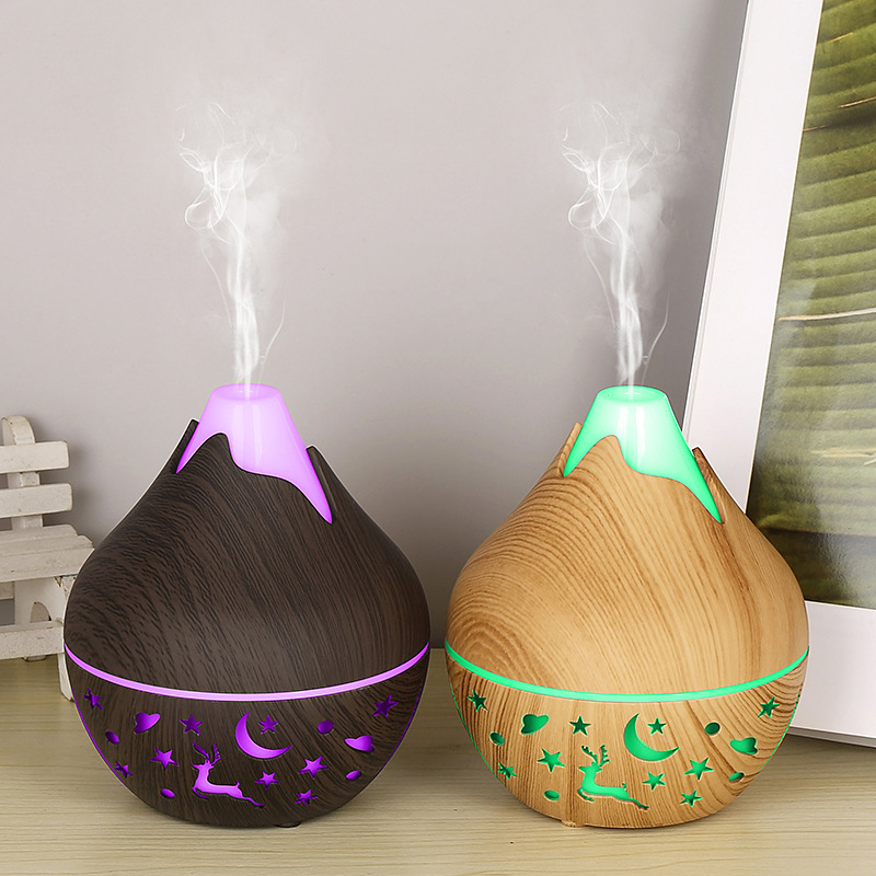 Mini Hollow Air Humidifier Aroma Diffuser Portable Ultrasonic air Humidifier Smart Mist Humidifier Purifier Usb