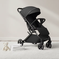 Poussette-chariot bébé en coton EN1888, légère, avec cadre en acier inoxydable, pliage facile, trotteur pour enfants, poussette, système de voyage, OEM