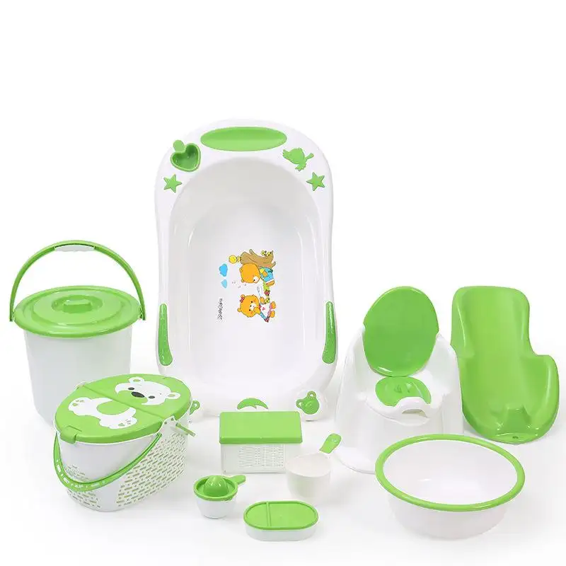 Badkamer Baby Badkuip Set Baby Toilet Plastic Wastafel Voor Pasgeboren Baby