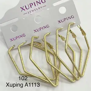 Xuping 1113 छोटे प्यारा गर्म बिक्री के लिए 14K सोना मढ़वाया फैशन फूल कान की बाली आभूषण महिलाओं के गहने