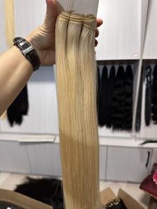 Extensiones de Cabello Humano Virgen Brasileño Mink 100% Remy, Longitud Personalizada 1B, Tejido Doble a Máquina, Liso Sedoso - Product Image 2