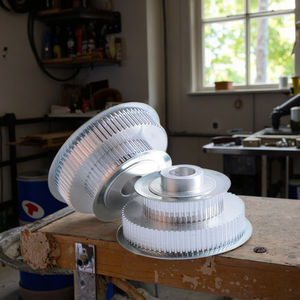 Poleas de transmisión de aluminio con orificio terminado de rendimiento eficiente OEM y STL AK BK para industrias de maquinaria - Product Image 2