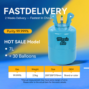 Wholesale Helio <strong>Gas</strong> EC-7 Helium Balloon <strong>Gas</strong> 30LB Glopos 0.2m3 Helium Tank for Balloons - Product Image 4