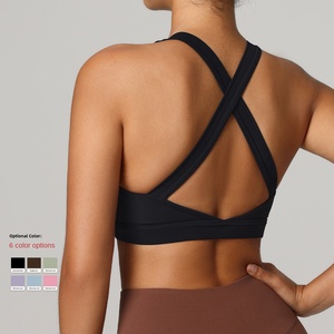 Eropa Amerika lintas batas untuk spesial bernapas kekuatan tinggi tahan benturan spandeks/nilon pakaian dalam olahraga untuk Pilates - Product Image 4