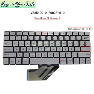 Клавиатура BR Brazil NETFLIX для MultilaserNotebook <span class=keywords><strong>2</strong></span> Em 1 M11W Prime PC301 PC302 PC303 MB2549010 F0038-010 YXT-93-212 клавиатура - Product Image 2